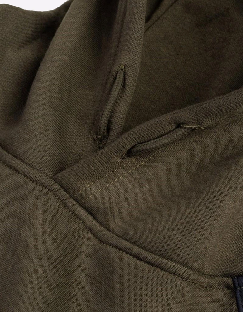 Caterpillar Essentials Hooded Sweatshirt Mens Army Moss