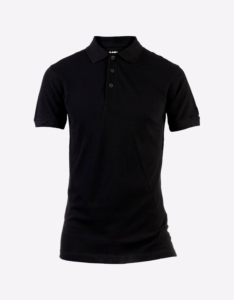 Caterpillar Essentials Polo Shirt Mens Black