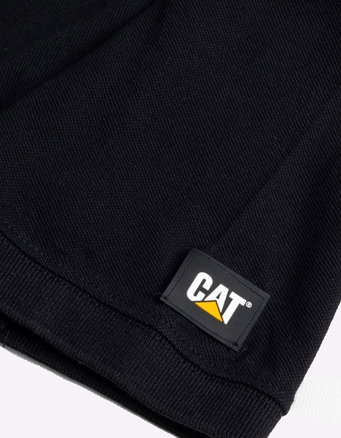 Caterpillar Essentials Polo Shirt Mens Black