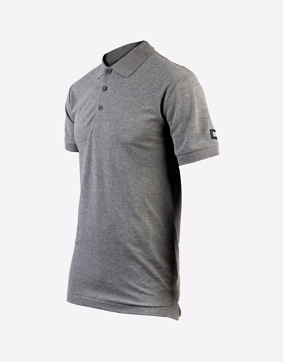 Caterpillar Essentials Polo Shirt Mens Dark Heather Grey