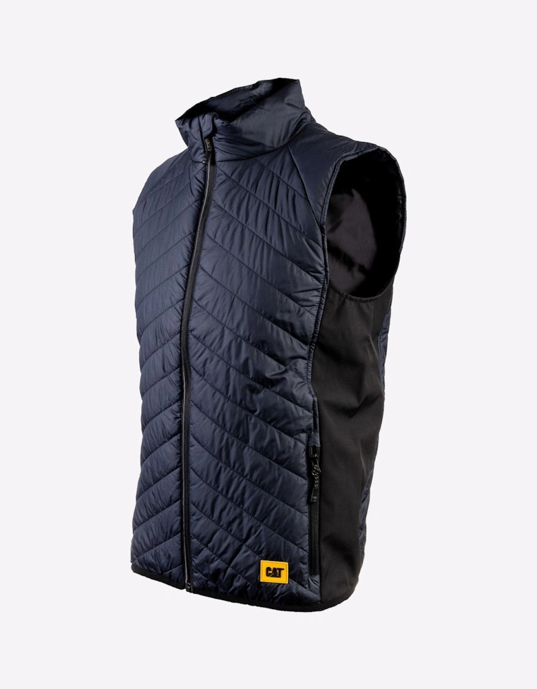 Caterpillar Trades Hybrid Gilet Mens Navy
