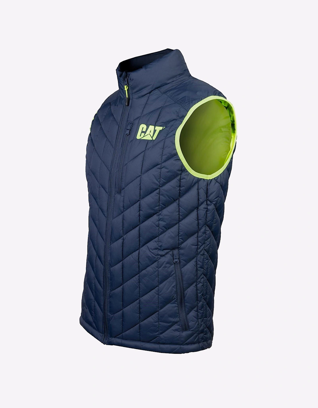 Caterpillar Insulated Vest Mens Detroit Blue