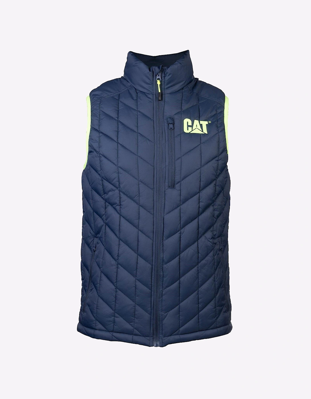 Caterpillar Insulated Vest Mens Detroit Blue