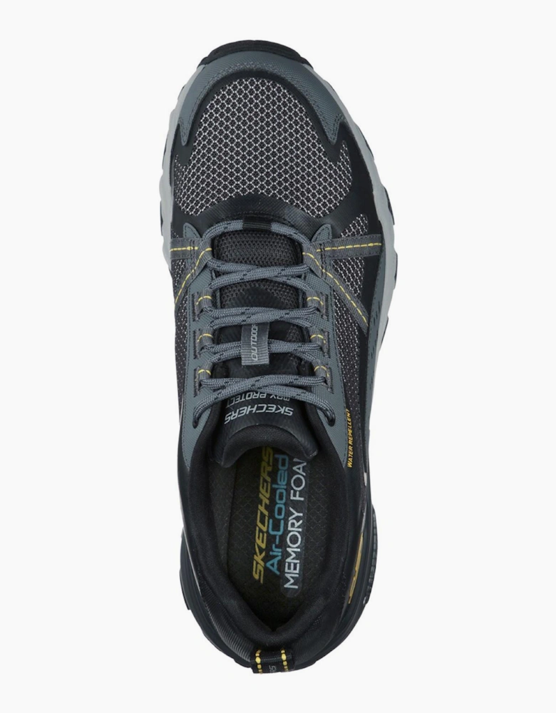 Skechers Max Protect Memory Foam Mens Trainers Black/Charcoal