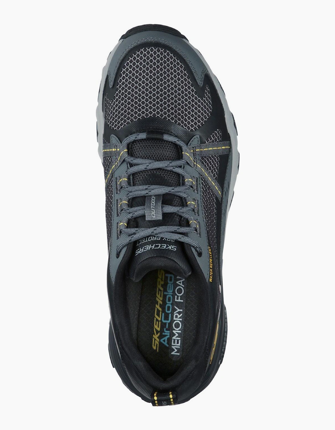 Skechers Max Protect Memory Foam Mens Trainers Black/Charcoal