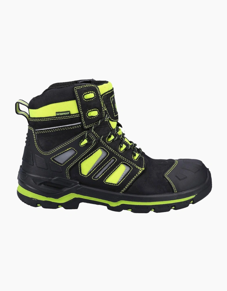 Amblers Safety Amblers Radiant Waterproof Safety Boots Mens Black / Yellow