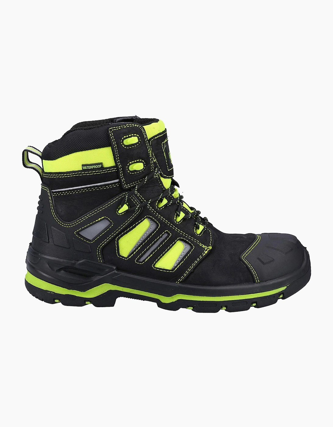 Amblers Safety Amblers Radiant Waterproof Safety Boots Mens Black / Yellow