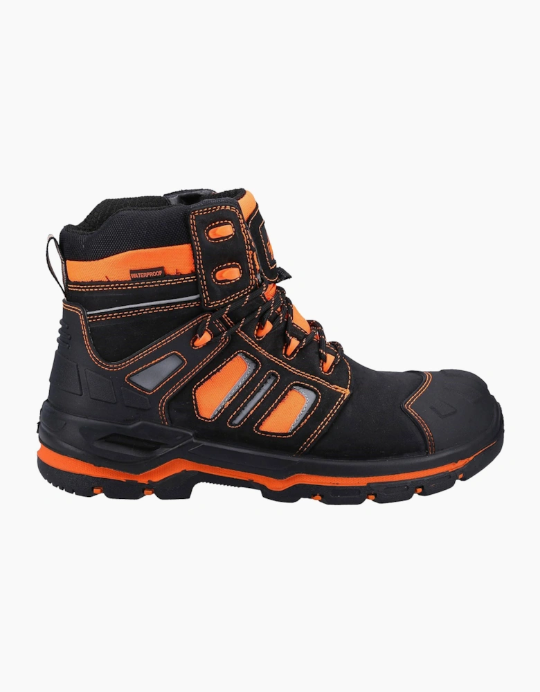 Amblers Safety Amblers Radiant Waterproof Safety Boots Mens Black / Orange
