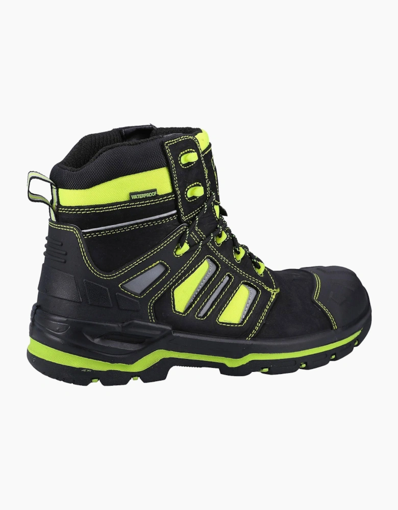 Amblers Safety Amblers Radiant Waterproof Safety Boots Mens Black / Yellow