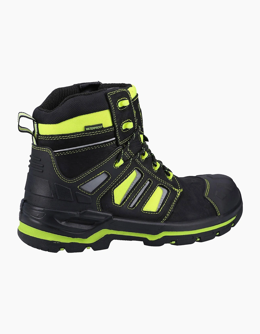 Amblers Safety Amblers Radiant Waterproof Safety Boots Mens Black / Yellow