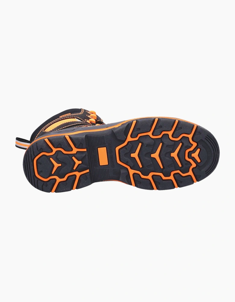 Amblers Safety Beacon Safety Waterproof Boot Mens Black / Orange