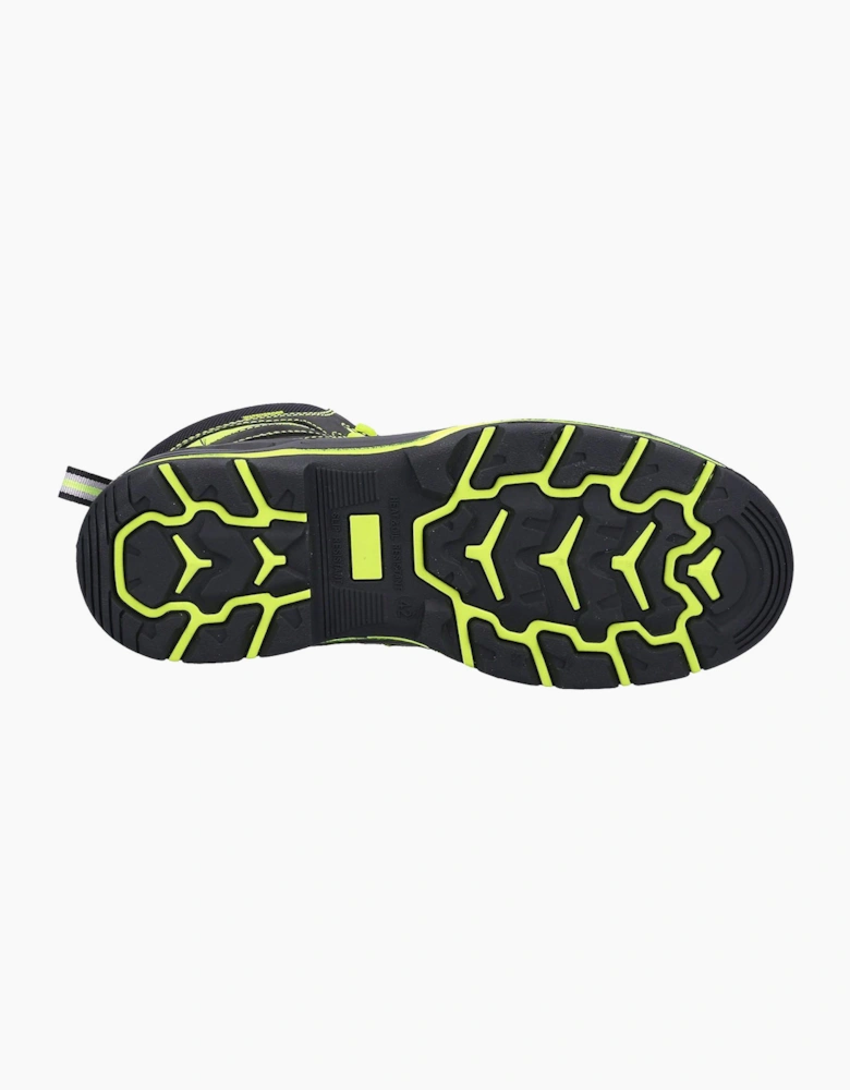 Amblers Safety Beacon Safety Waterproof Boot Mens Black / Yellow