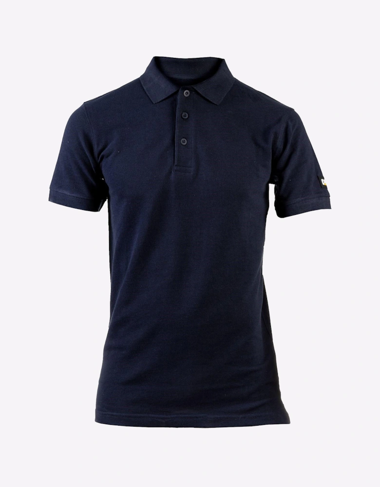 Caterpillar Essentials Polo Shirt Mens Navy