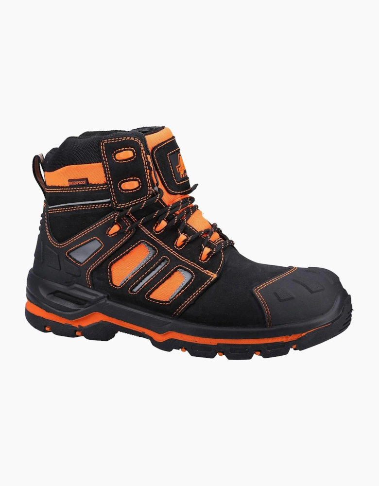 Amblers Safety Amblers Radiant Waterproof Safety Boots Mens Black / Orange