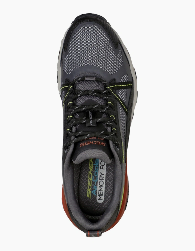 Skechers Max Protect Memory Foam Mens Trainers Charcoal/Multi