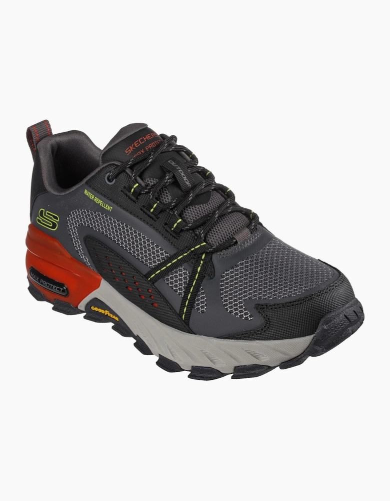 Skechers Max Protect Memory Foam Mens Trainers Charcoal/Multi