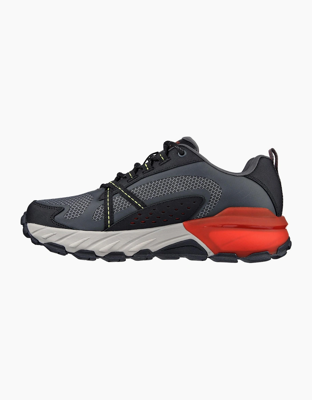 Skechers Max Protect Memory Foam Mens Trainers Charcoal/Multi
