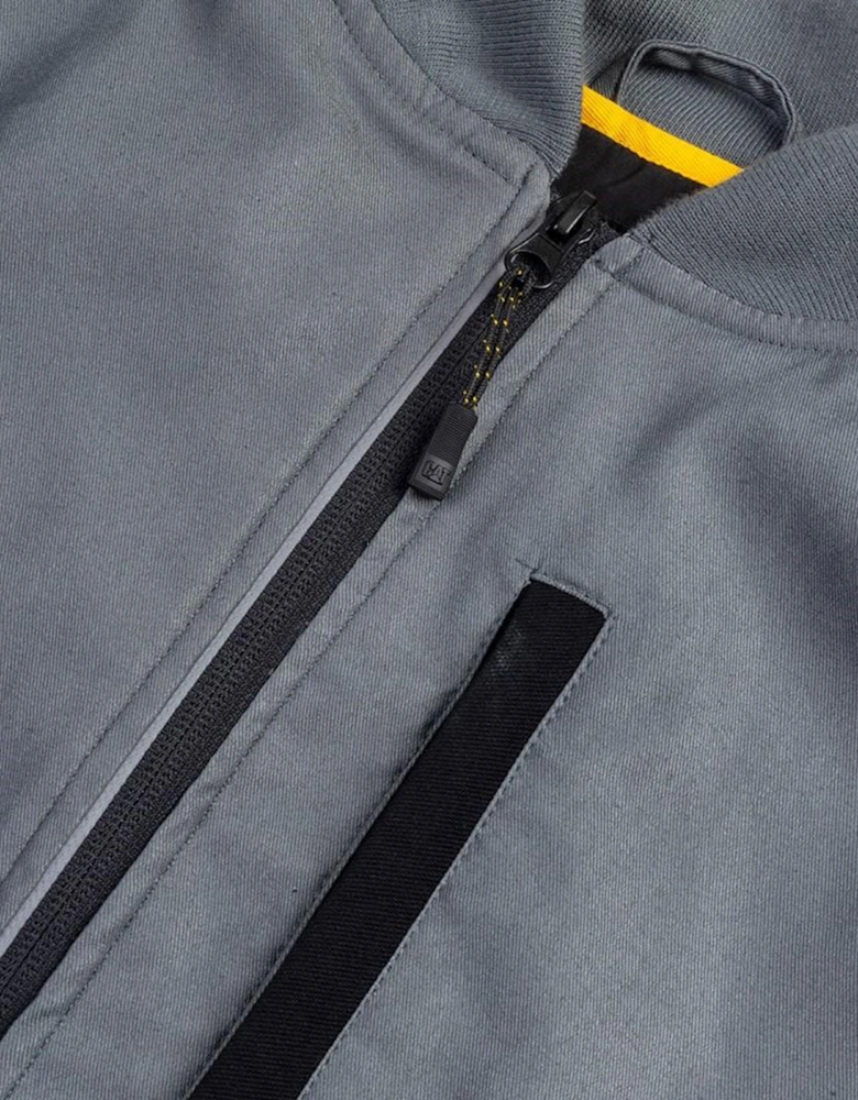 Caterpillar Trades Bomber Jacket Mens Dark Shadow / Grey / Black