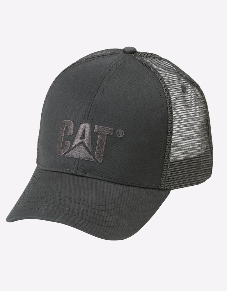 Caterpillar Raised Logo Cap Black