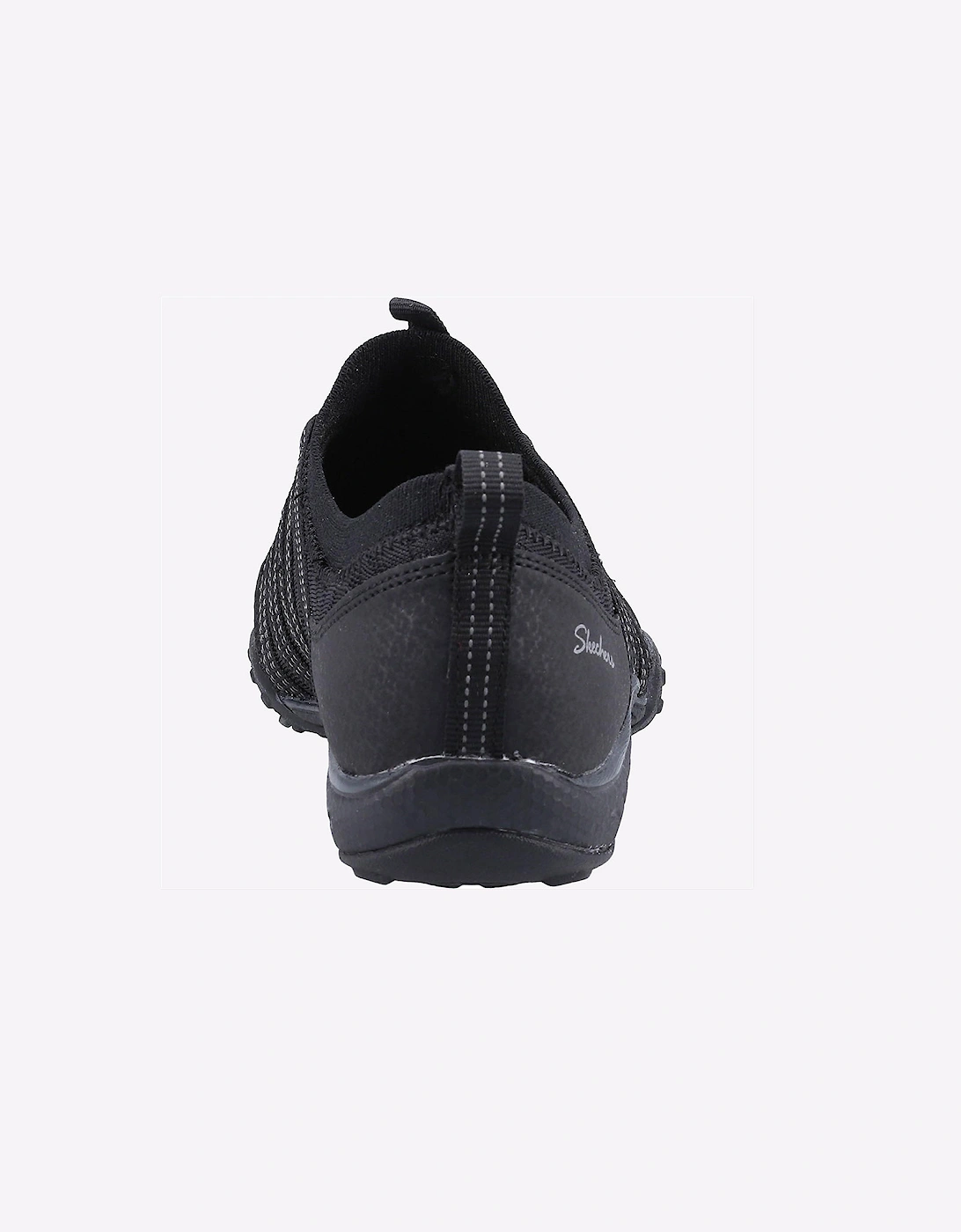 Skechers Breathe-Easy Memory Foam Womens Trainers Black
