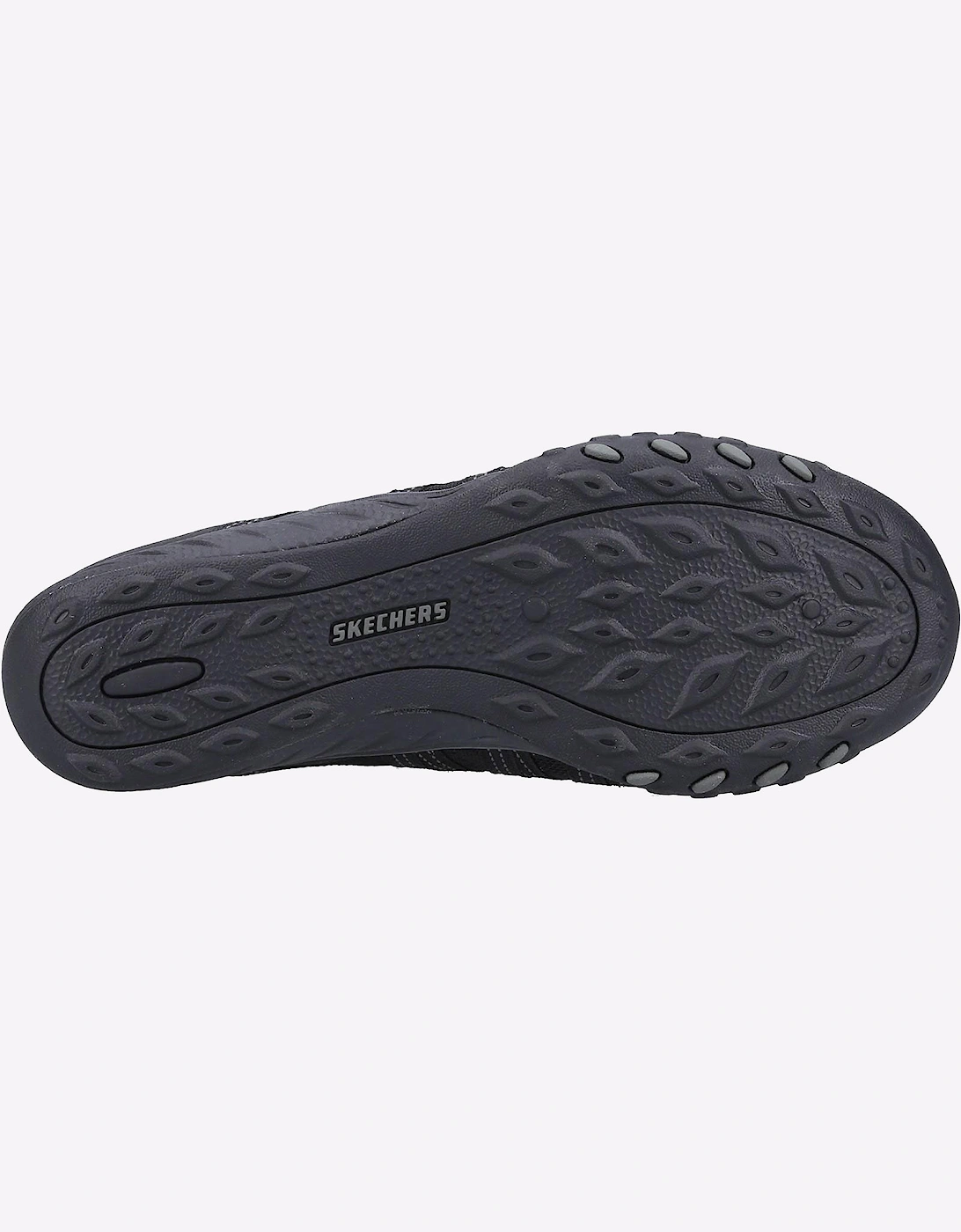 Skechers Breathe-Easy Memory Foam Womens Trainers Black