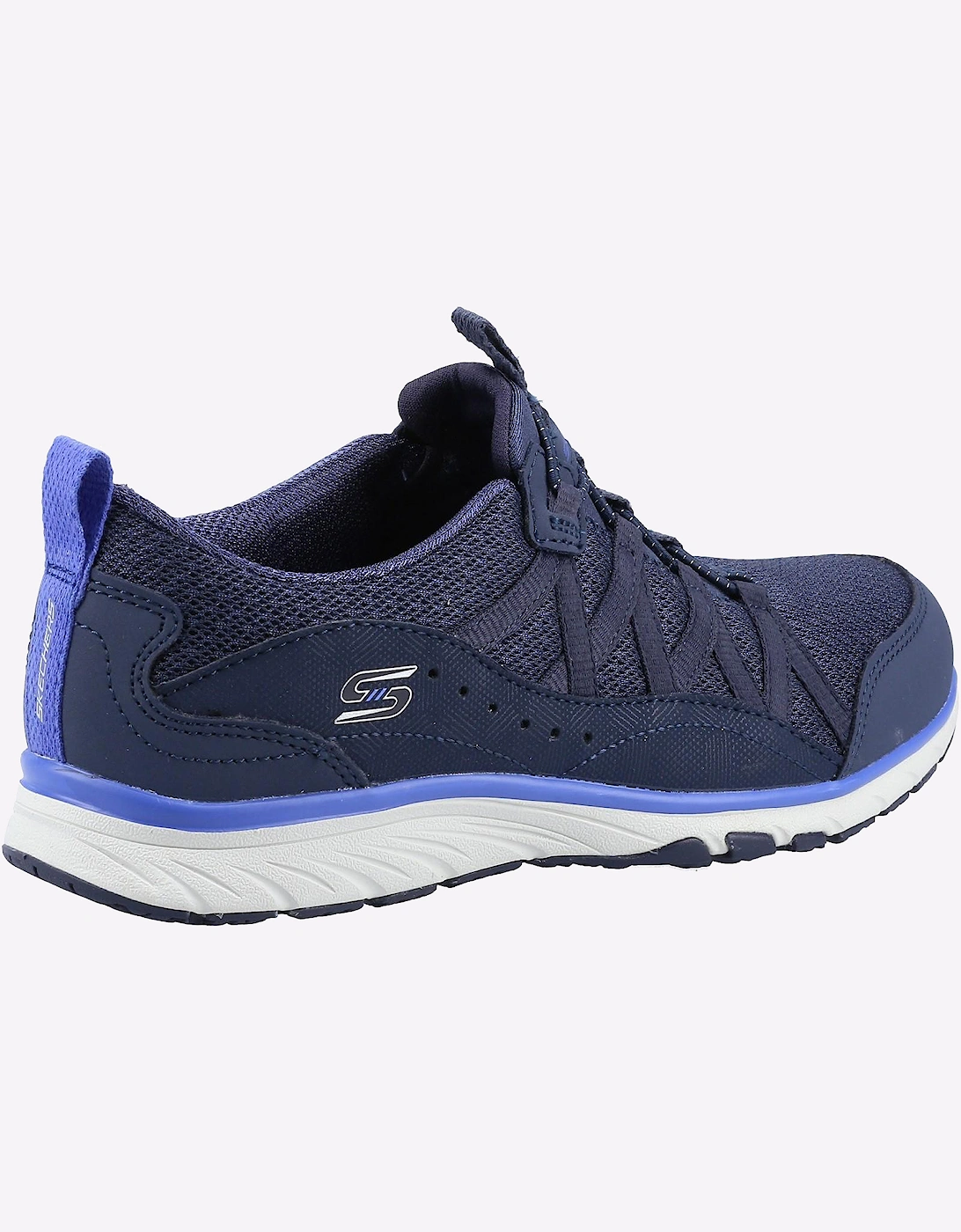 Skechers Gratis Sport Live Golden Memory Foam Trainers Womens Navy