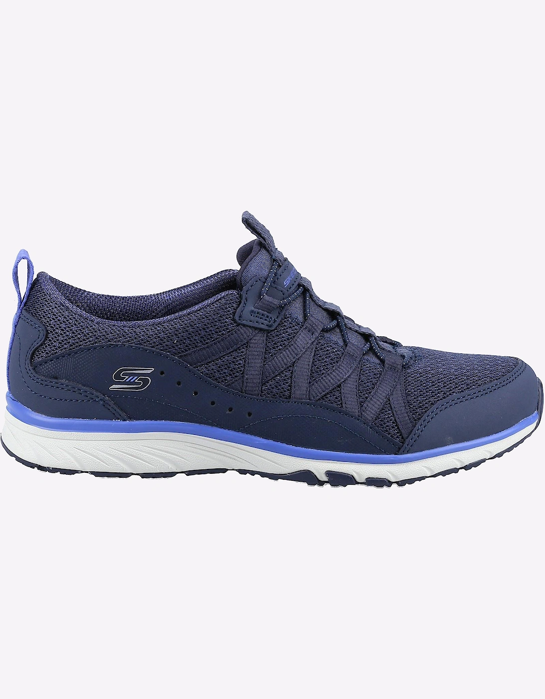 Skechers Gratis Sport Live Golden Memory Foam Trainers Womens Navy