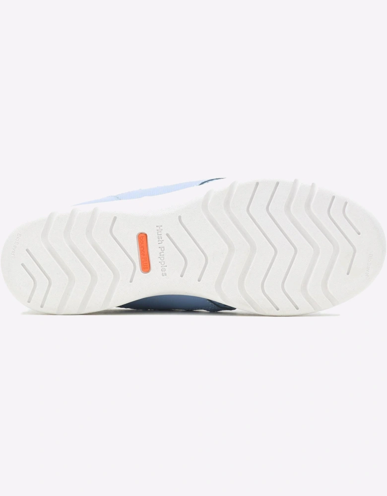 Hush Puppies Good Bungee 2.0 Womens Trainers Blue / White