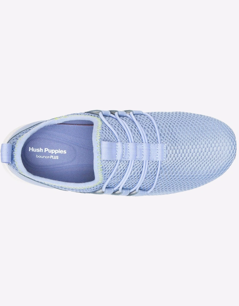 Hush Puppies Good Bungee 2.0 Womens Trainers Blue / White