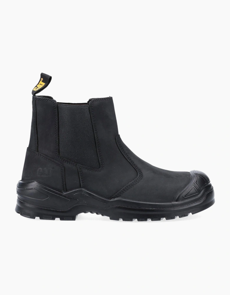 Caterpillar Safety Caterpillar Striver Leather Dealer Boots Mens Black