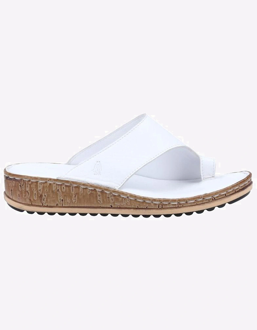Hush Puppies Elissa Leather Sandals Womens White