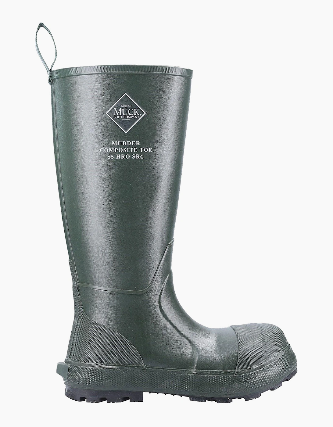 Muck Boots Mudder Tall Safety Wellington S5 Moss