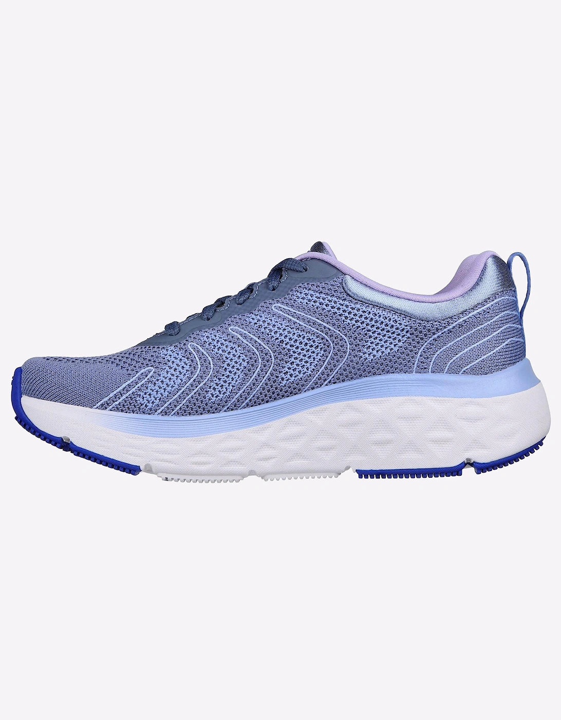 Skechers Max Cushioning Delta Trainers Womens Blue/Lavender
