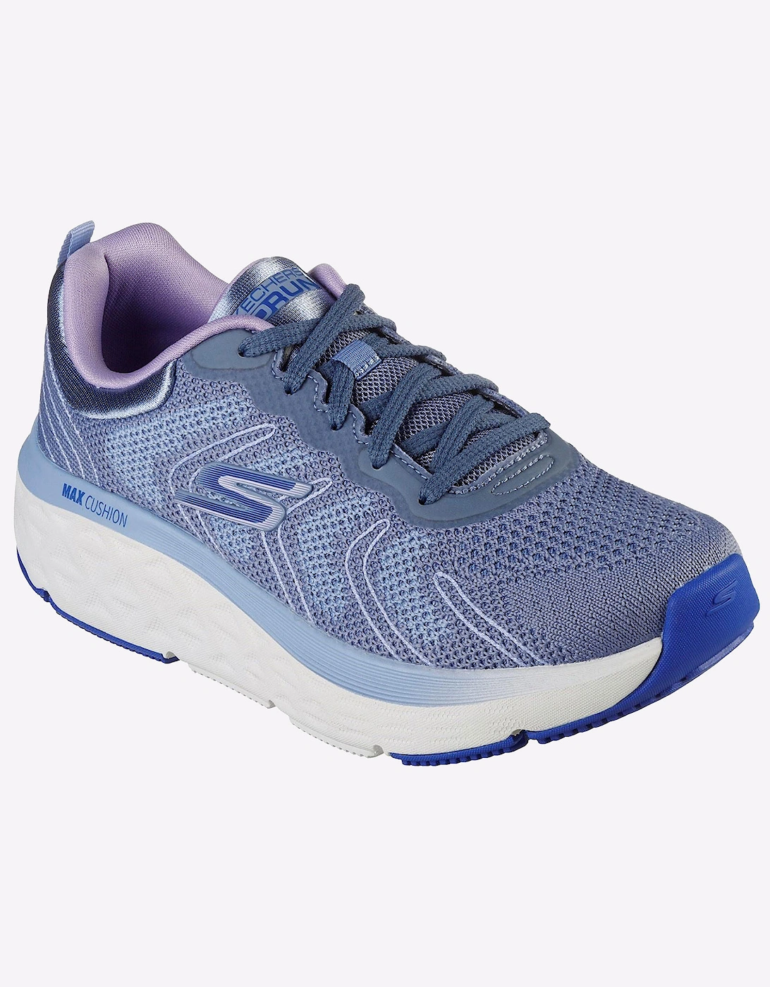 Skechers Max Cushioning Delta Trainers Womens Blue/Lavender