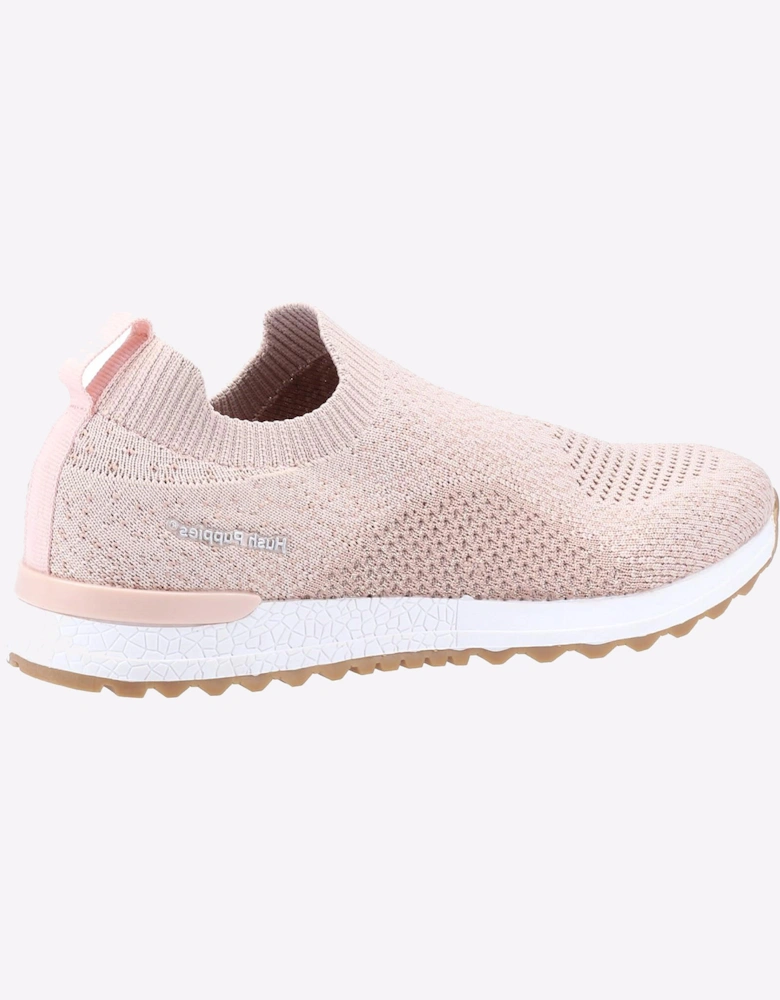 Hush Puppies Memory Foam Ennis Trainer Womens Blush