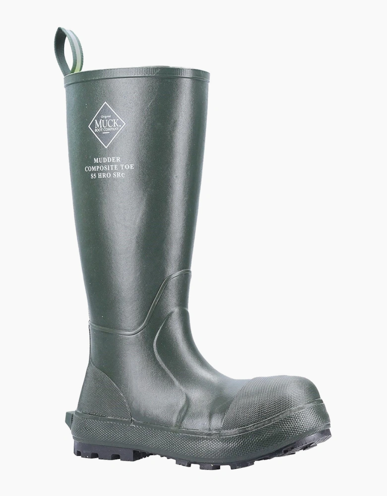 Muck Boots Mudder Tall Safety Wellington S5 Moss