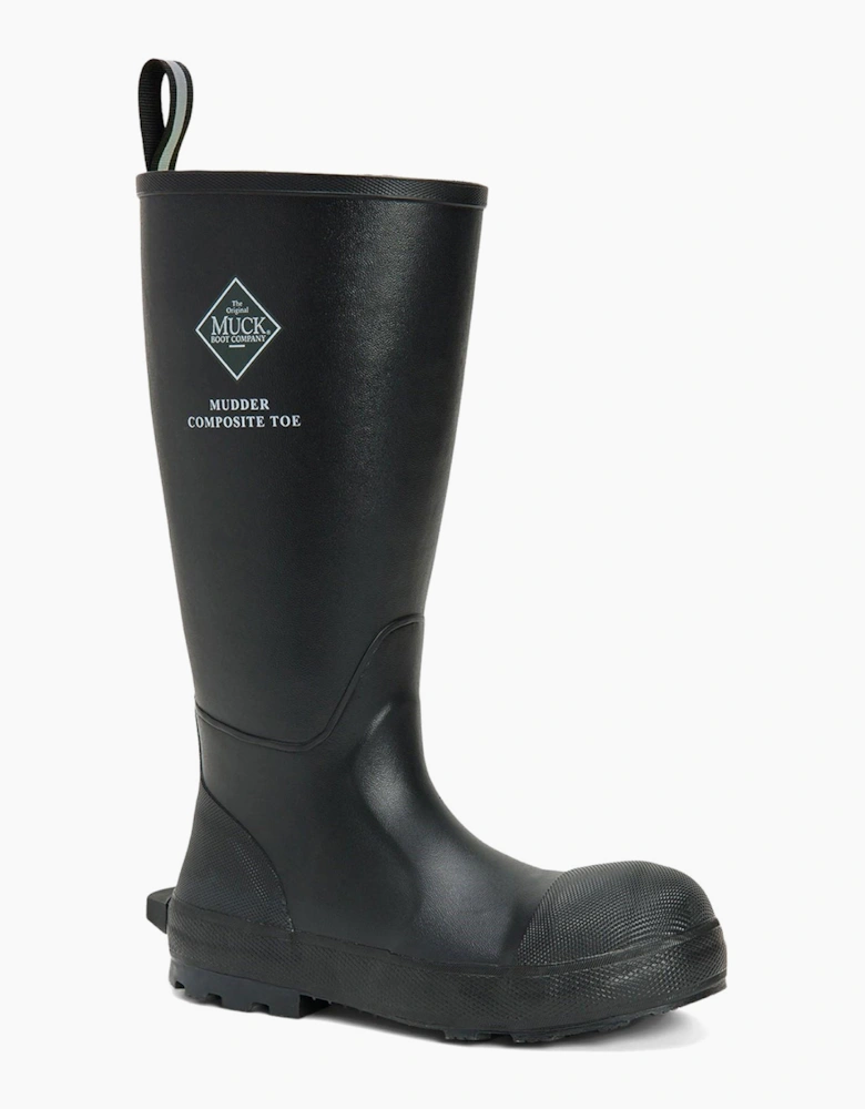 Muck Boots Mudder Safety Wellingtons Mens Black