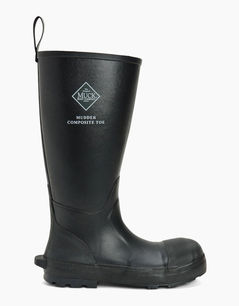 Muck Boots Mudder Safety Wellingtons Mens Black
