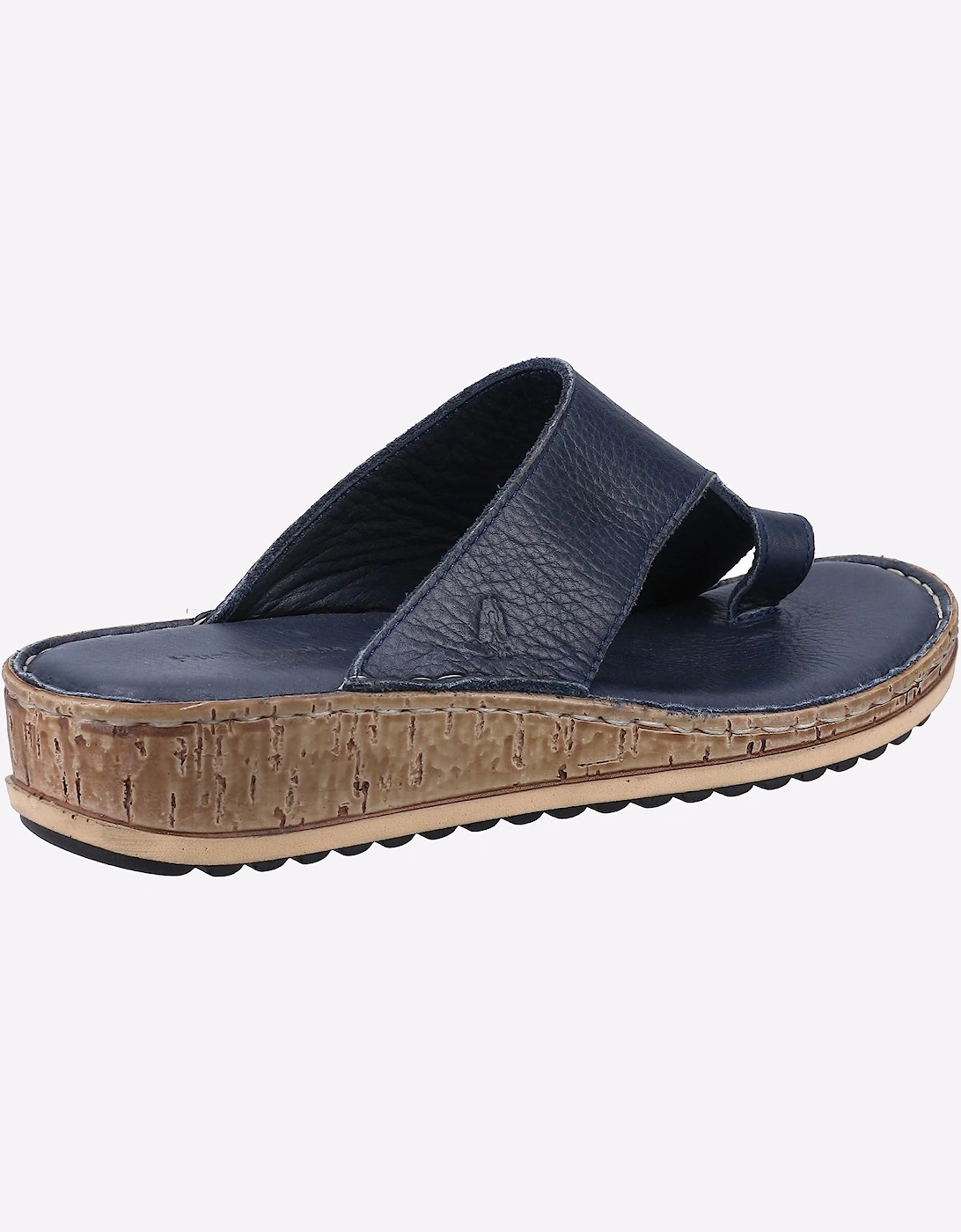 Hush Puppies Elissa Leather Womens Navy