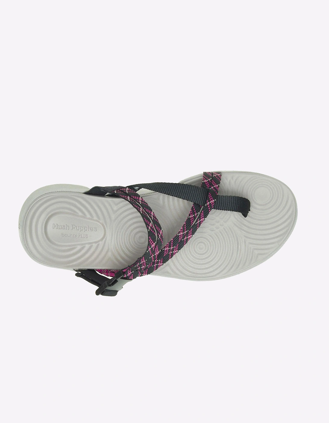 Hush Puppies Good Toepost Sandal Womens Black / Pink