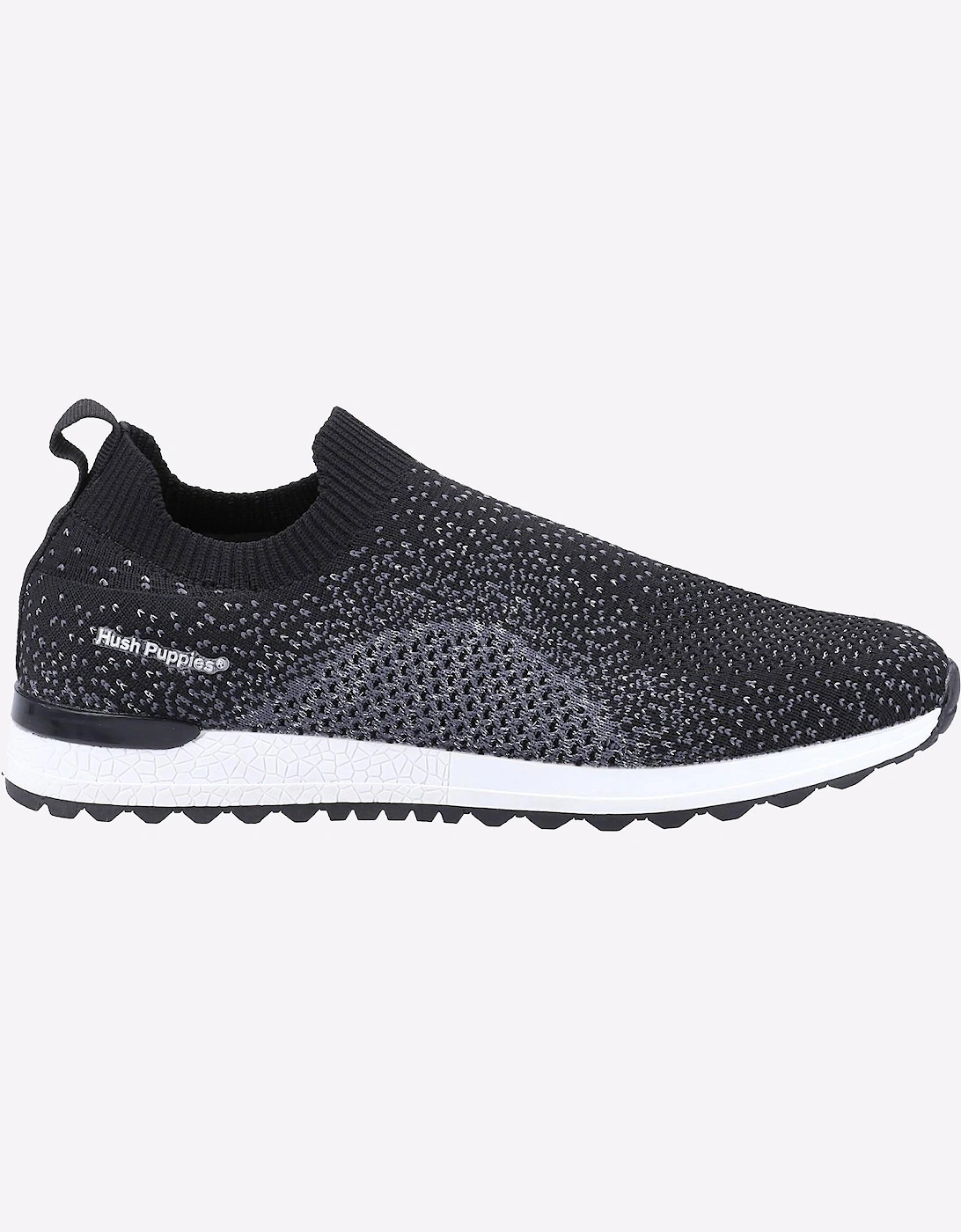 Hush Puppies Ennis Memory Foam Trainer Womens Black