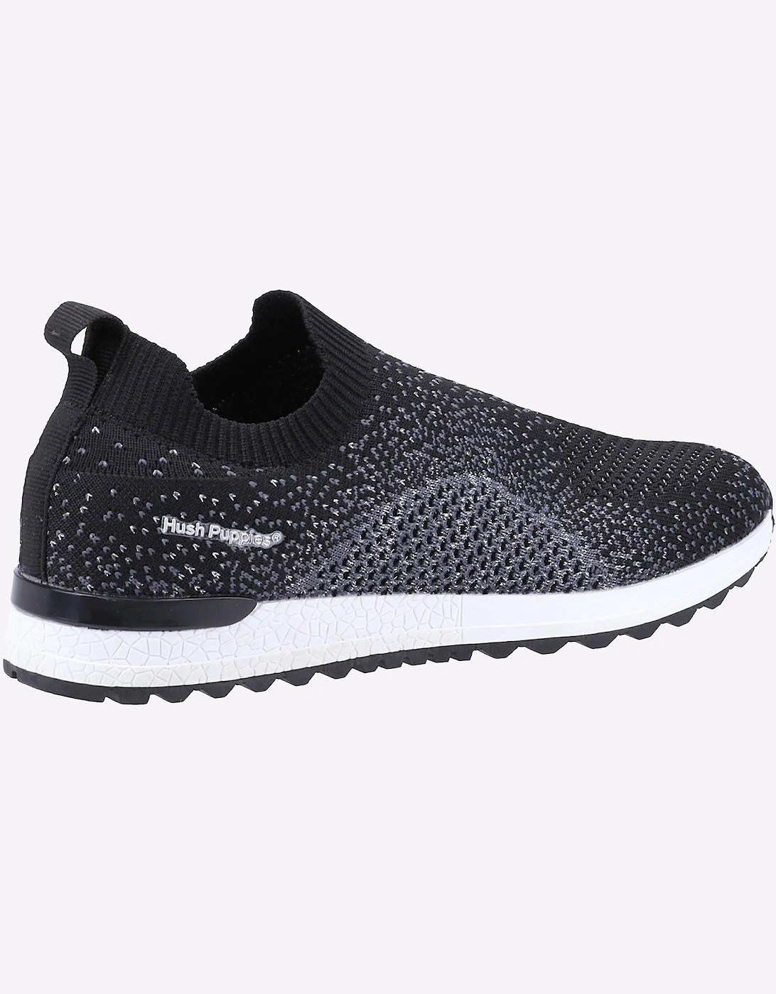 Hush Puppies Ennis Memory Foam Trainer Womens Black