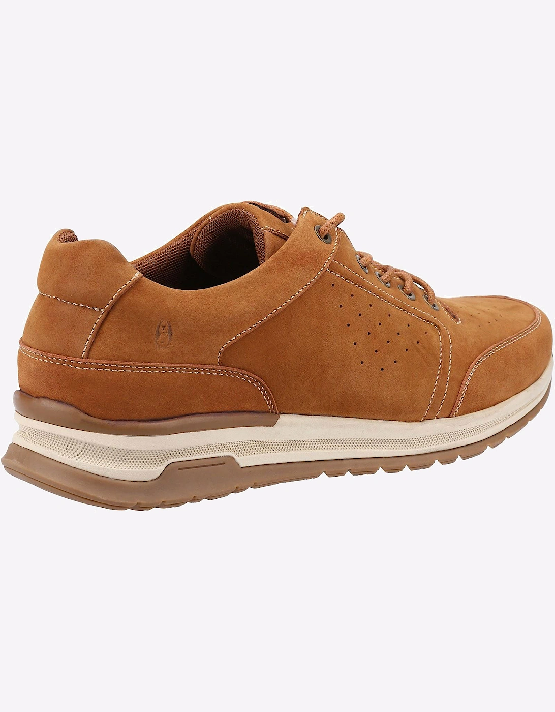 Hush Puppies Joseph Leather Memory Foam Mens Tan