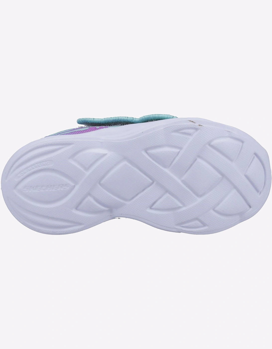 Skechers Twisty Brights Wingin' It Infant Silver / Lavender