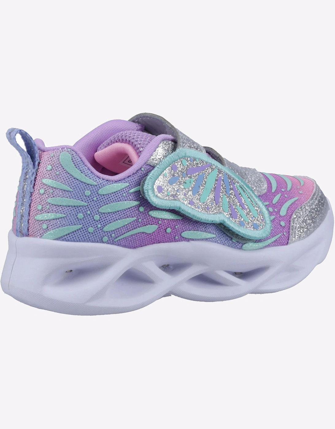 Skechers Twisty Brights Wingin' It Infant Silver / Lavender