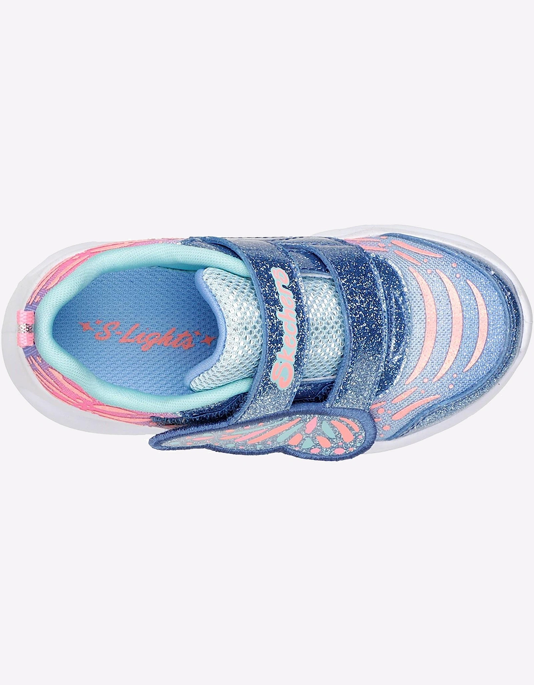 Skechers Twisty Brights Wingin' It Infant Blue / Turquoise