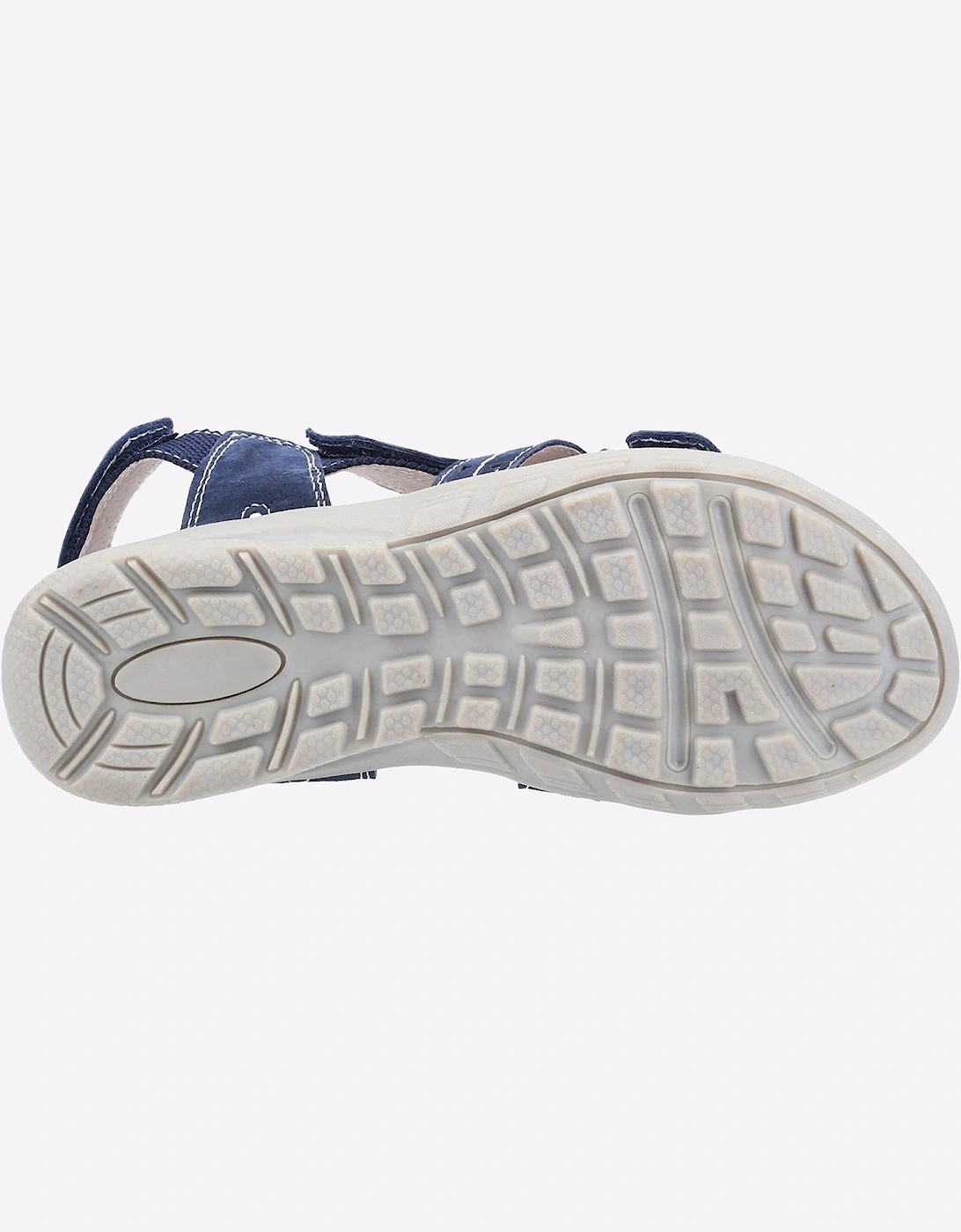 Fleet & Foster Bilbao Leather Memory Foam Womens Navy