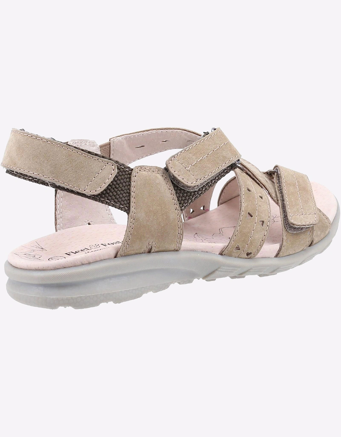 Fleet & Foster Bilbao Leather Memory Foam Womens Beige