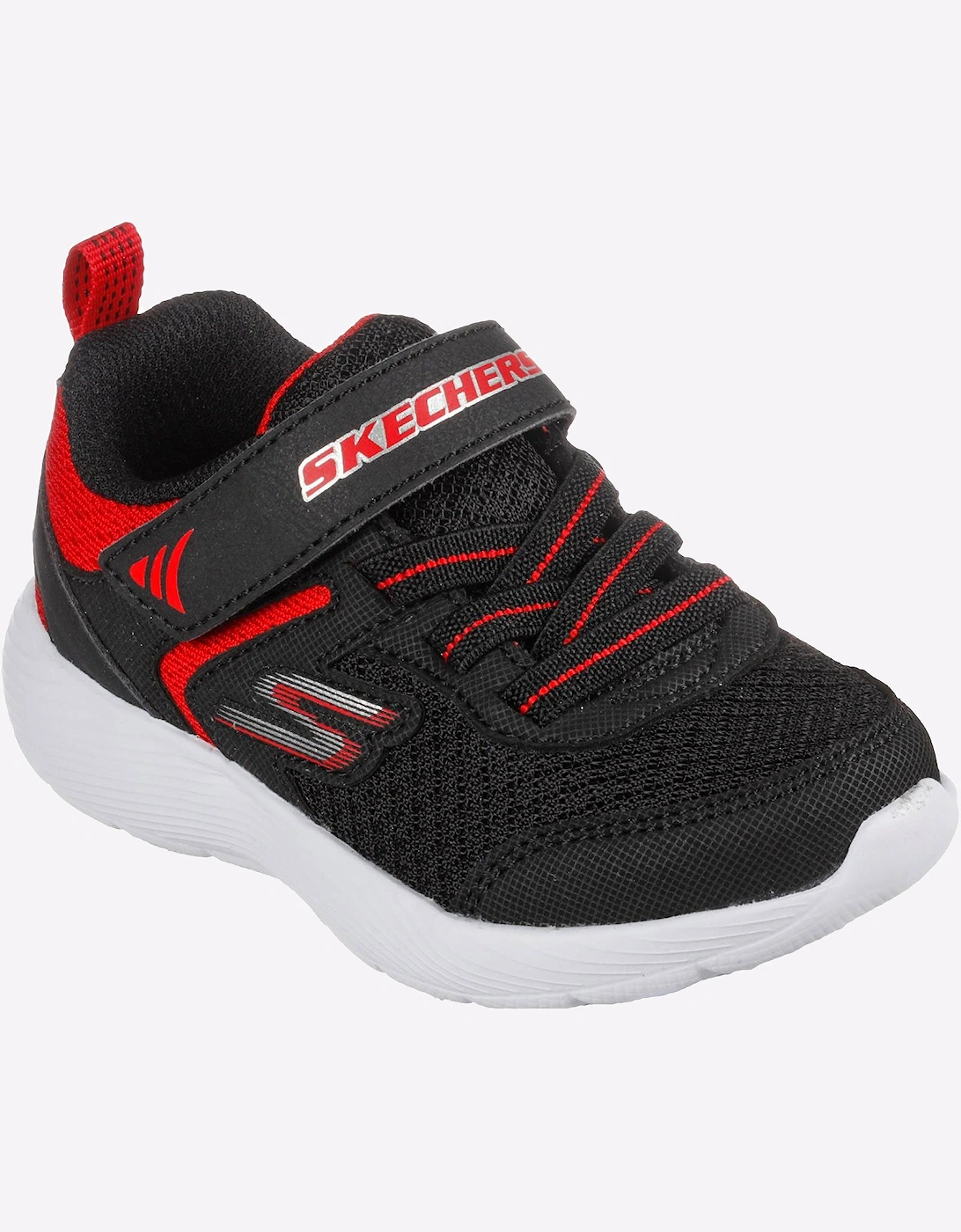 Skechers Dyna-Lite Retler Trainers Infant Black/Red