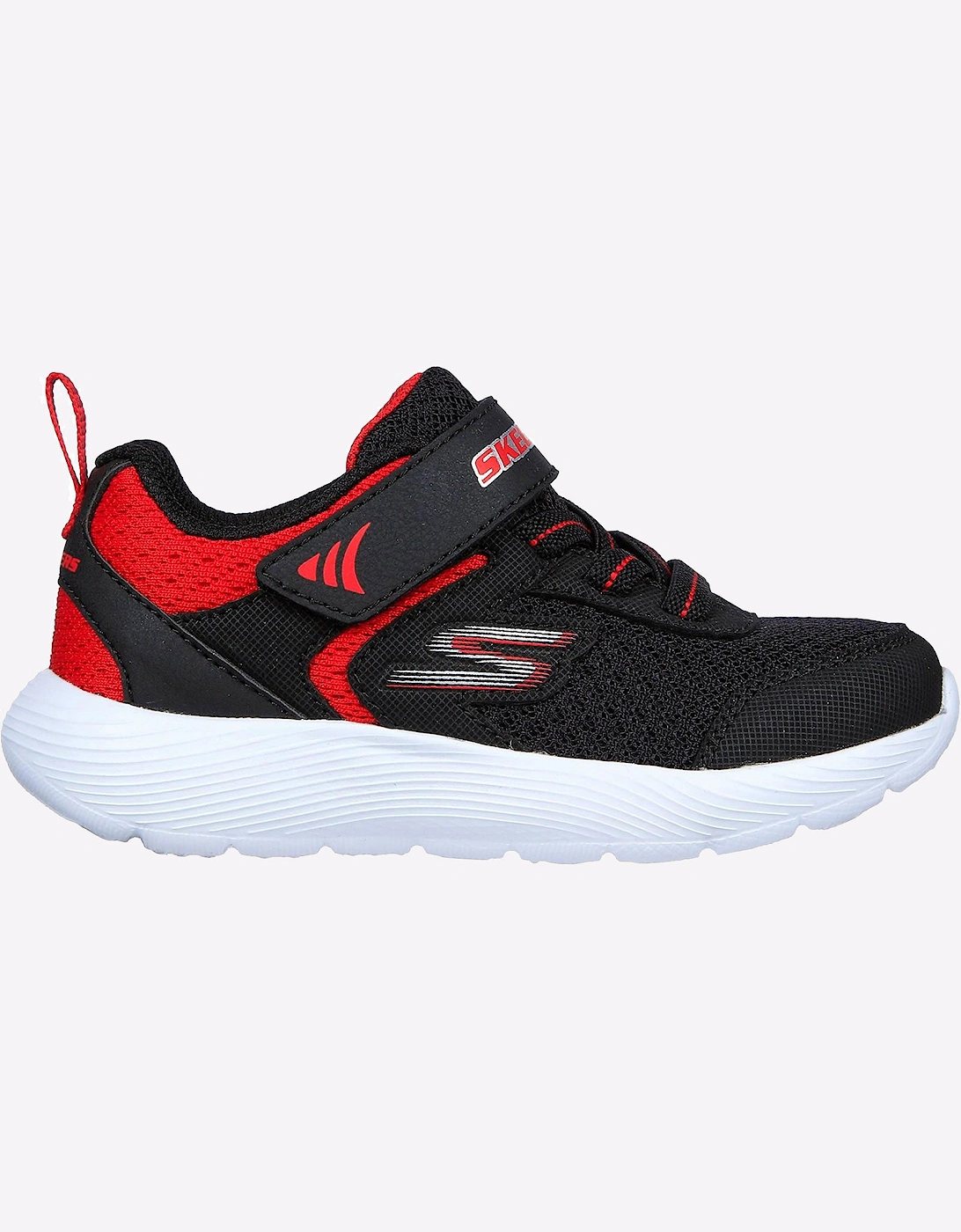 Skechers Dyna-Lite Retler Trainers Infant Black/Red